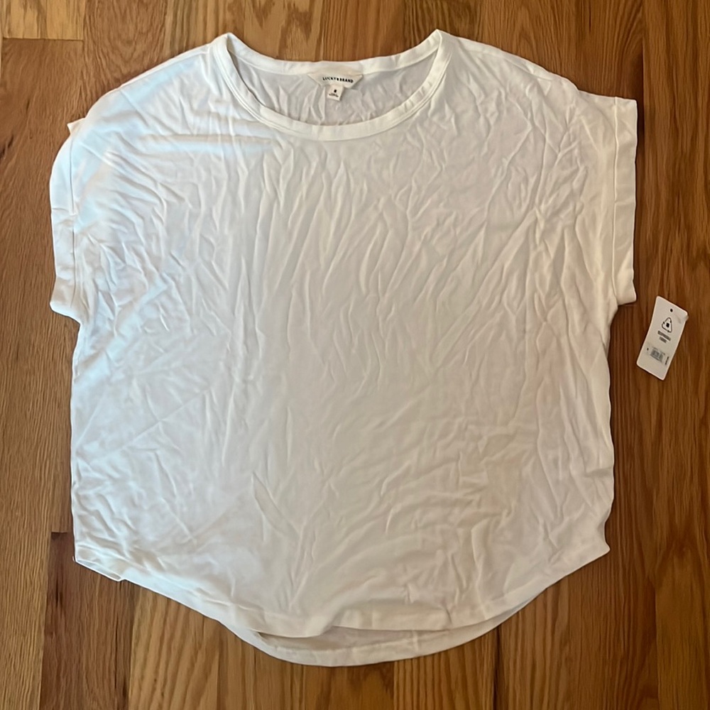 Lucky brand white tshirt - BRAND NEW